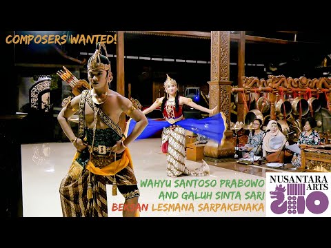 Javanese Dance: Beksan: "Lesmana Sarpakenaka" - by Wahyu Suntoso Prabowo and Galuh Sinta Sari