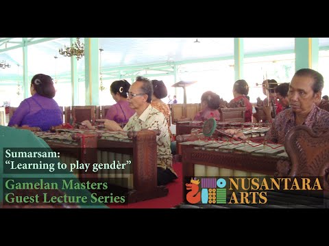 Sumarsam "Learning to play Gendèr" Lecture #30