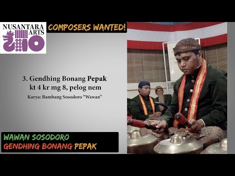 Gendhing Bonang Pepak, pelog nem: by Wawan Sosodoro